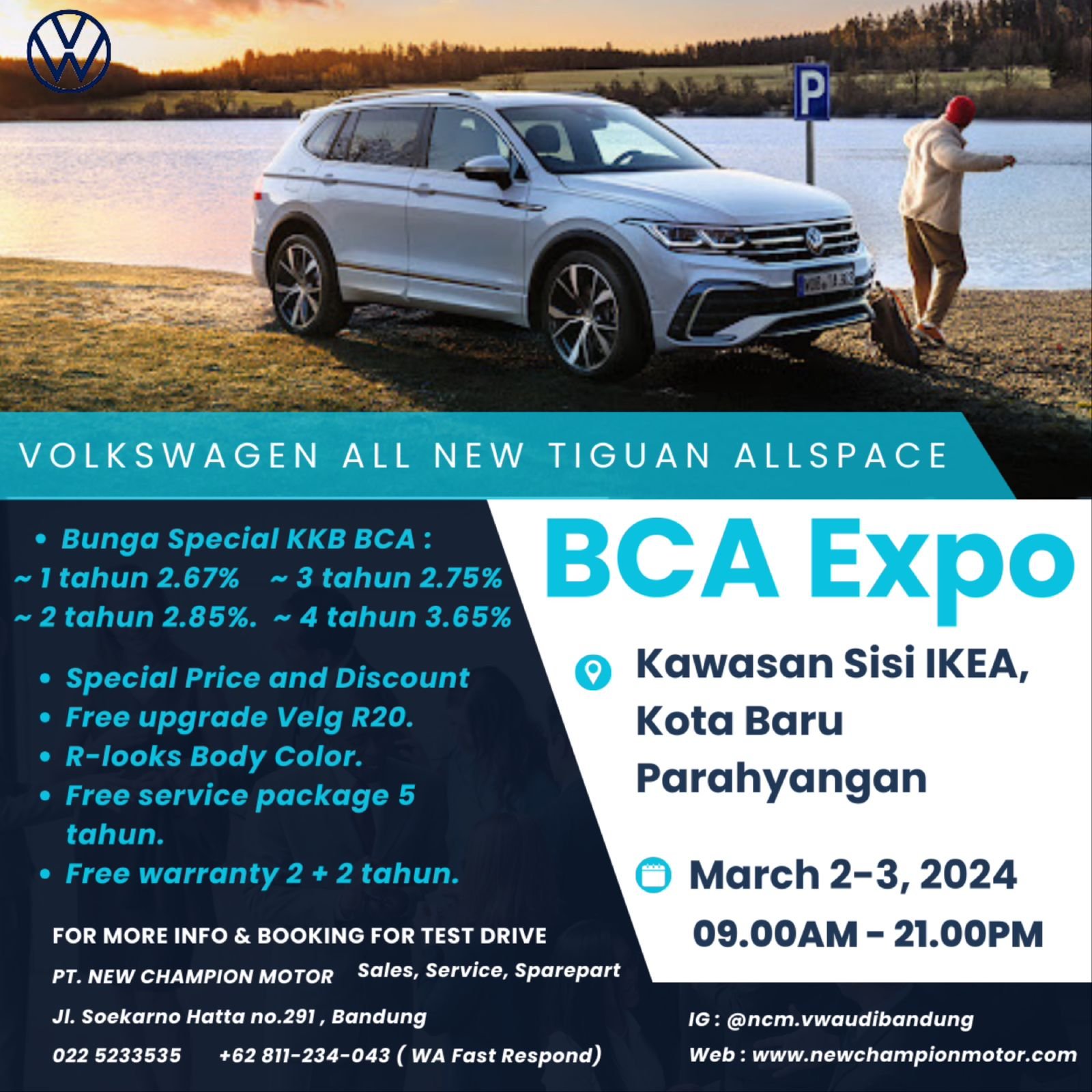 VW All New Tiguan Allspace @BCA Expo Bandung