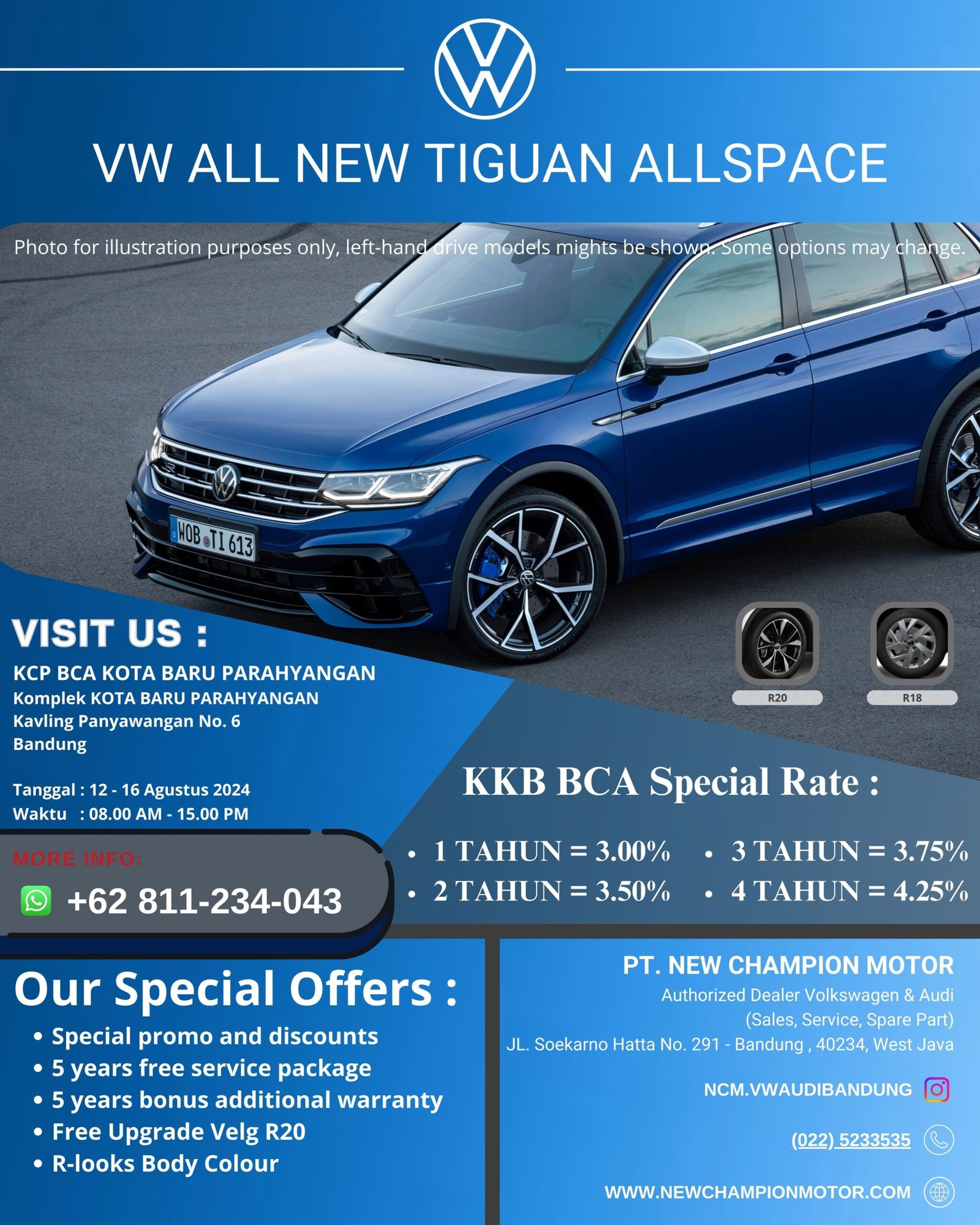 VW All New Tiguan Allspace @BCA KBP