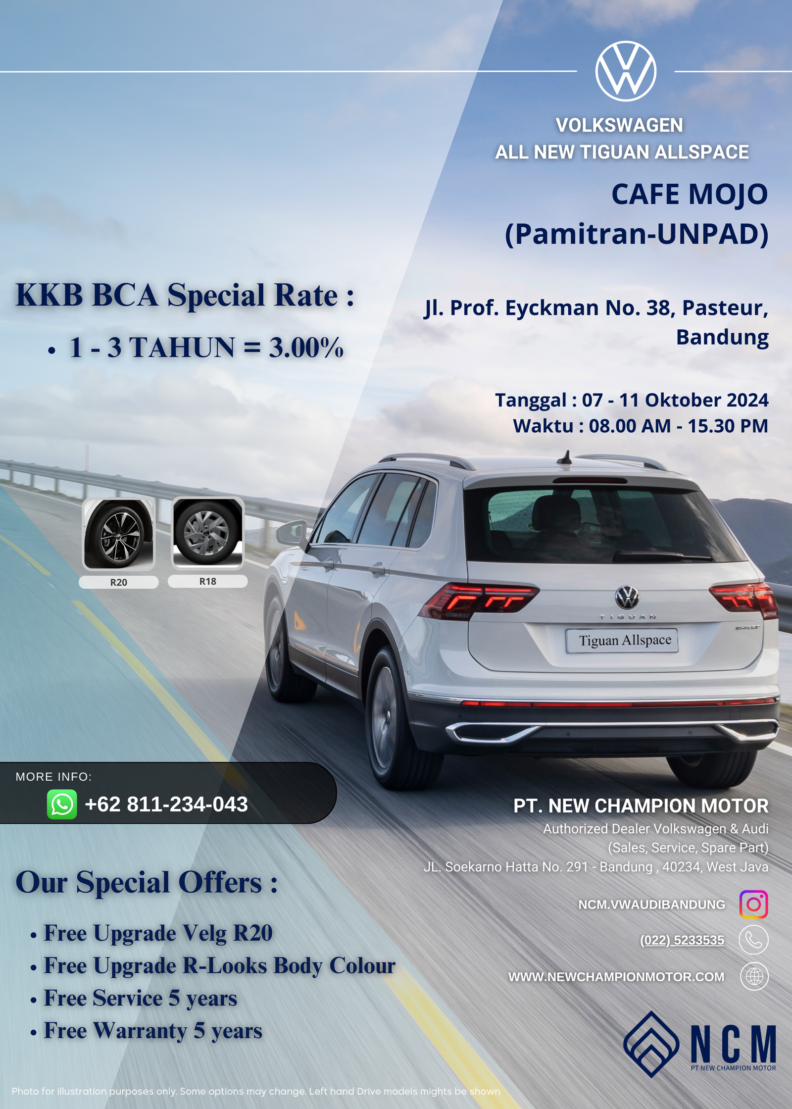 VW Tiguan Allspace @Cafe Mojo (Pamitran-Unpad)